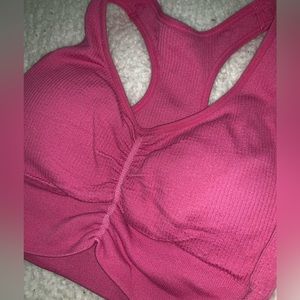 NVGTN SIZE XS Pink Cinched Sports Bra